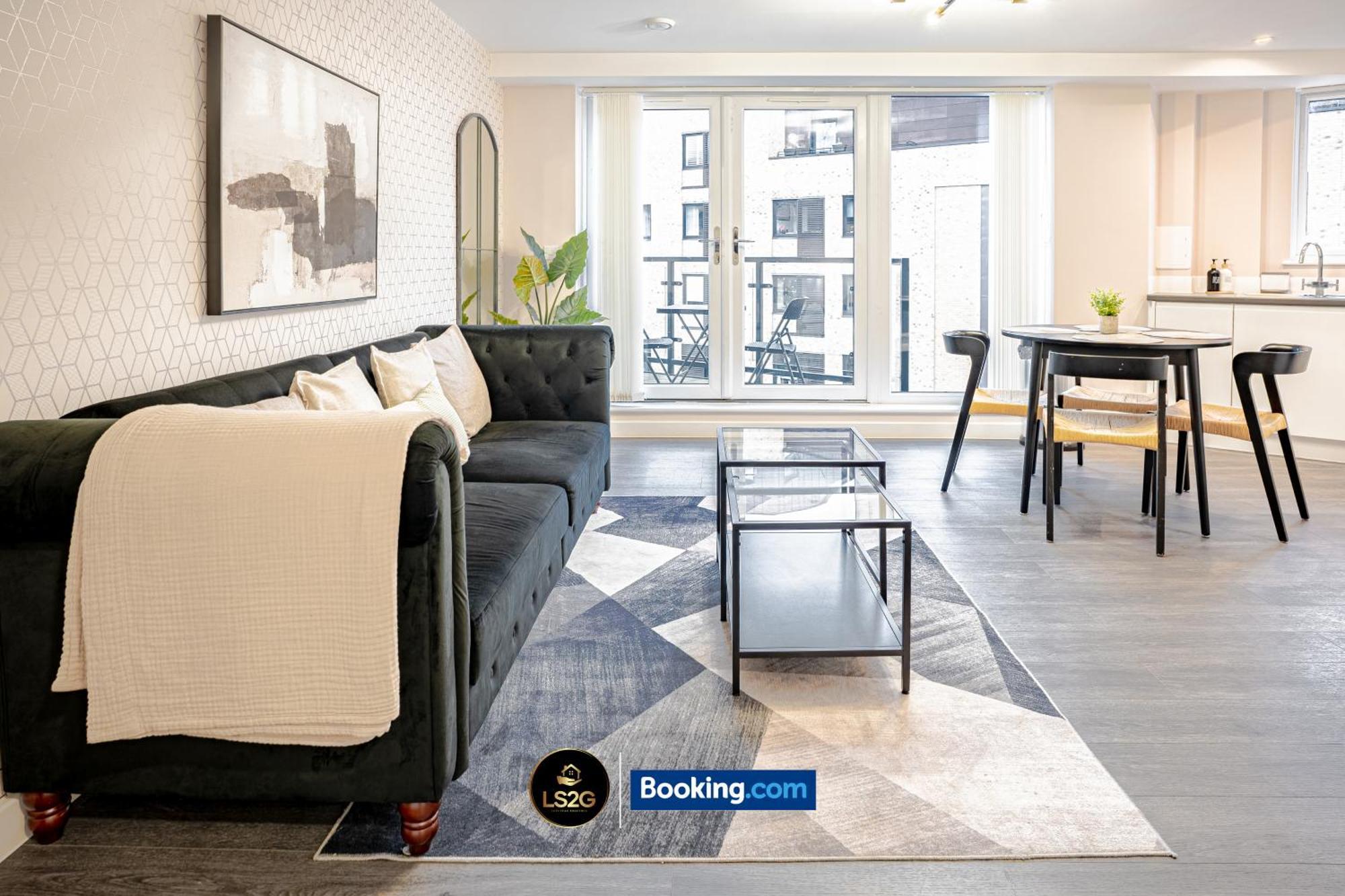 Stylish 2 Bedroom By Ls2g Short Lets & Serviced Greater With Free Parking * Londra