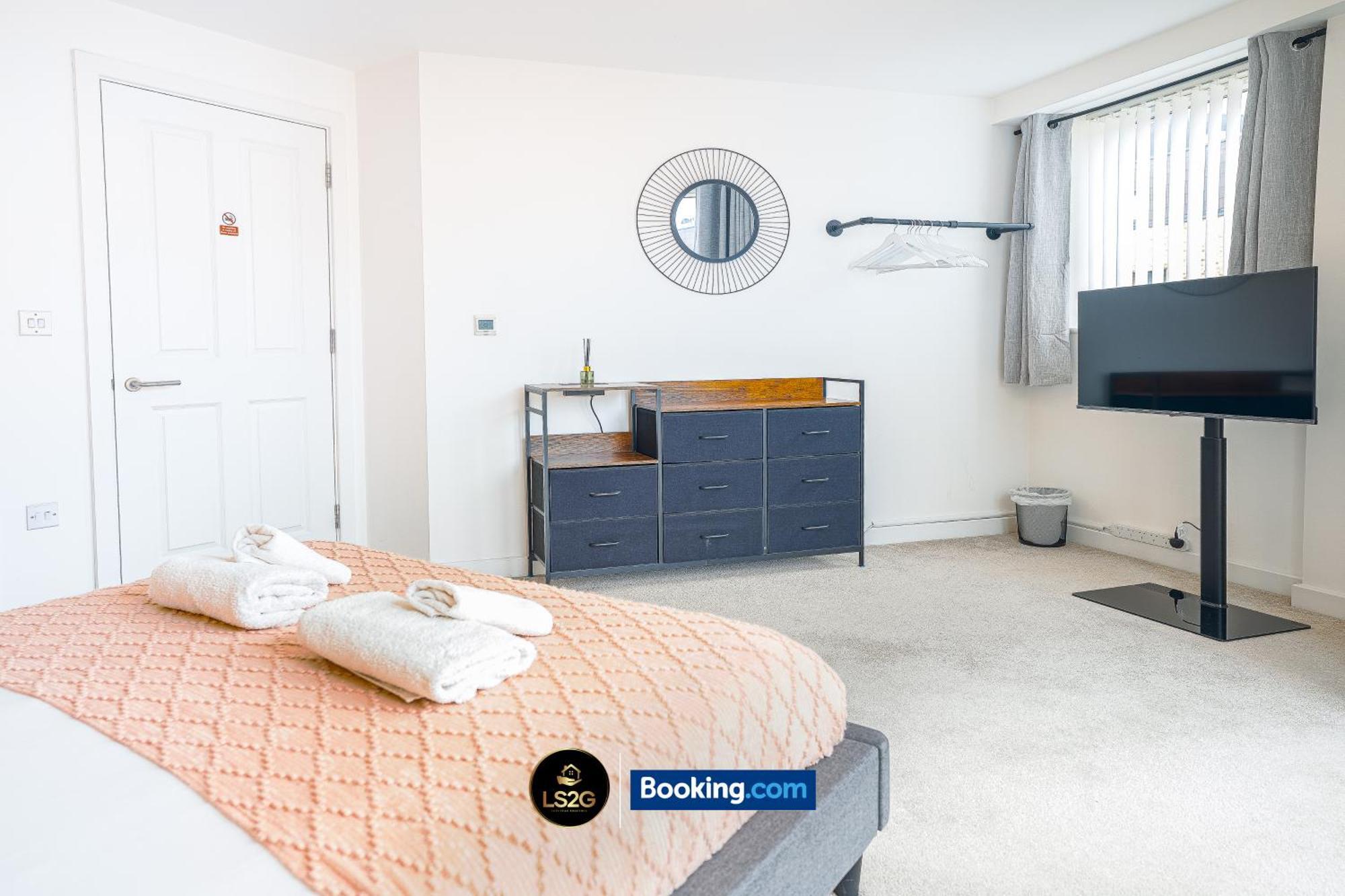 Appartamento Stylish 2 Bedroom By Ls2g Short Lets & Serviced Greater With Free Parking